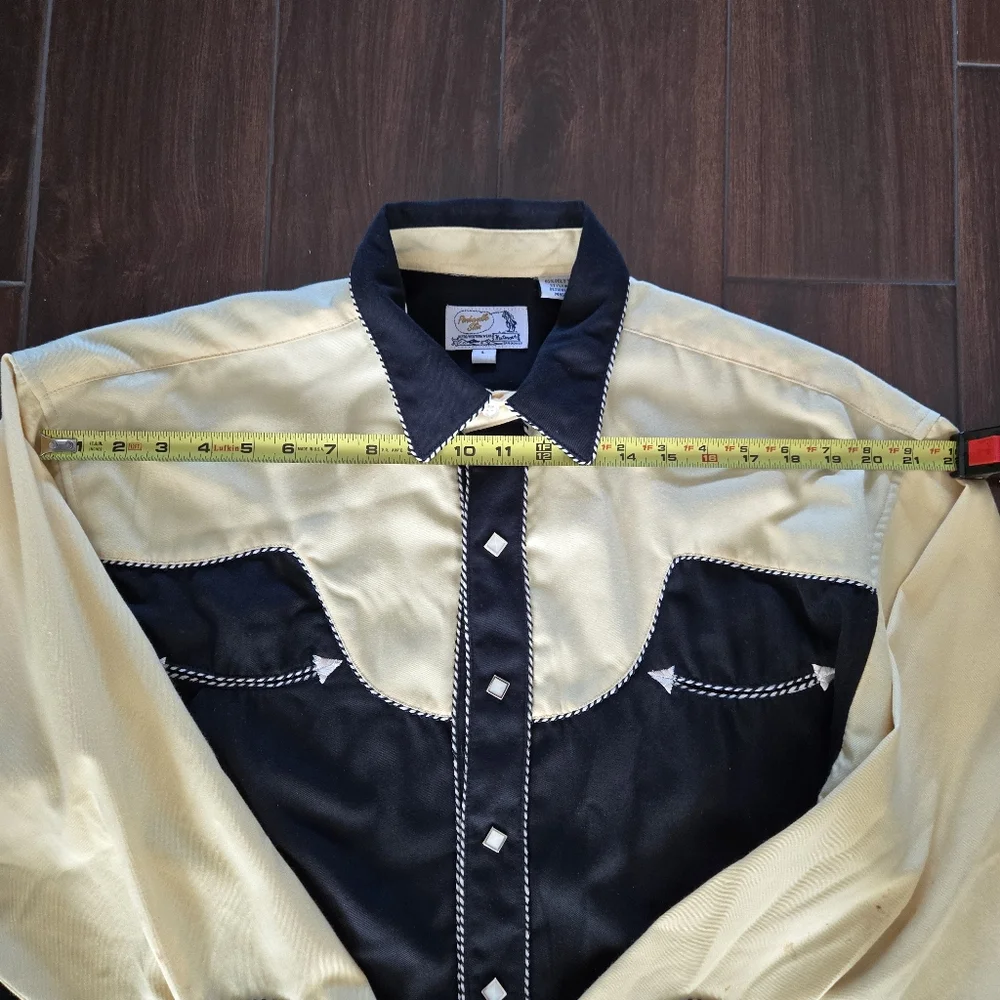 Vintage '90's Panhandle Slim Western Shirt Men's Size L - Picture 9 of 15